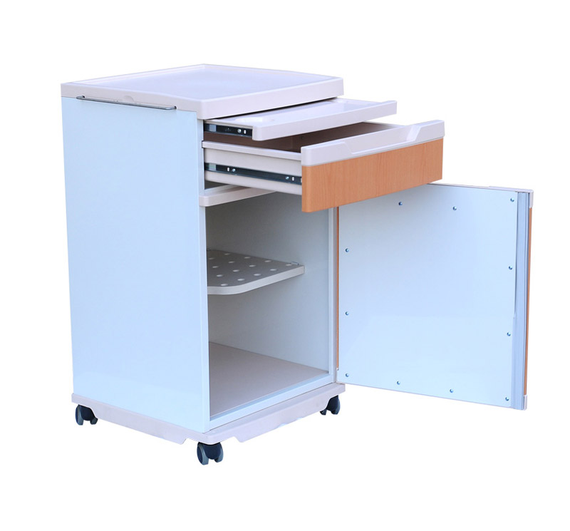 YA-B11 Medical Bedside Locker With Dining Board