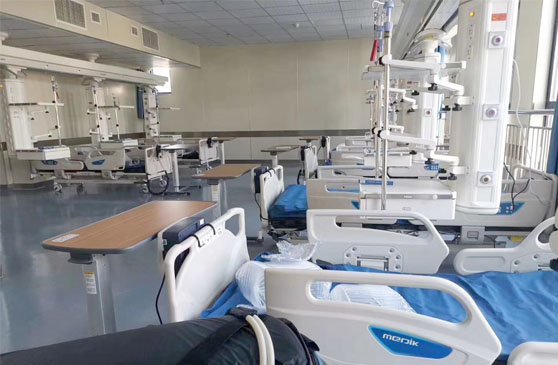 Medik Supplies ICU Furniture to Zigong First People's Hospital